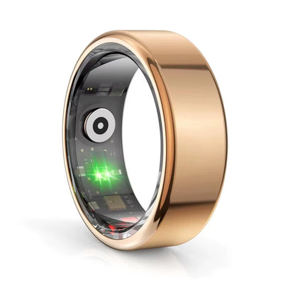 Smart Ring Bluetooth Health Monitoring Sleep Heart Rate Multi-Sport Modes Waterproof IP68 5ATM Men Women Multifunctional Ring